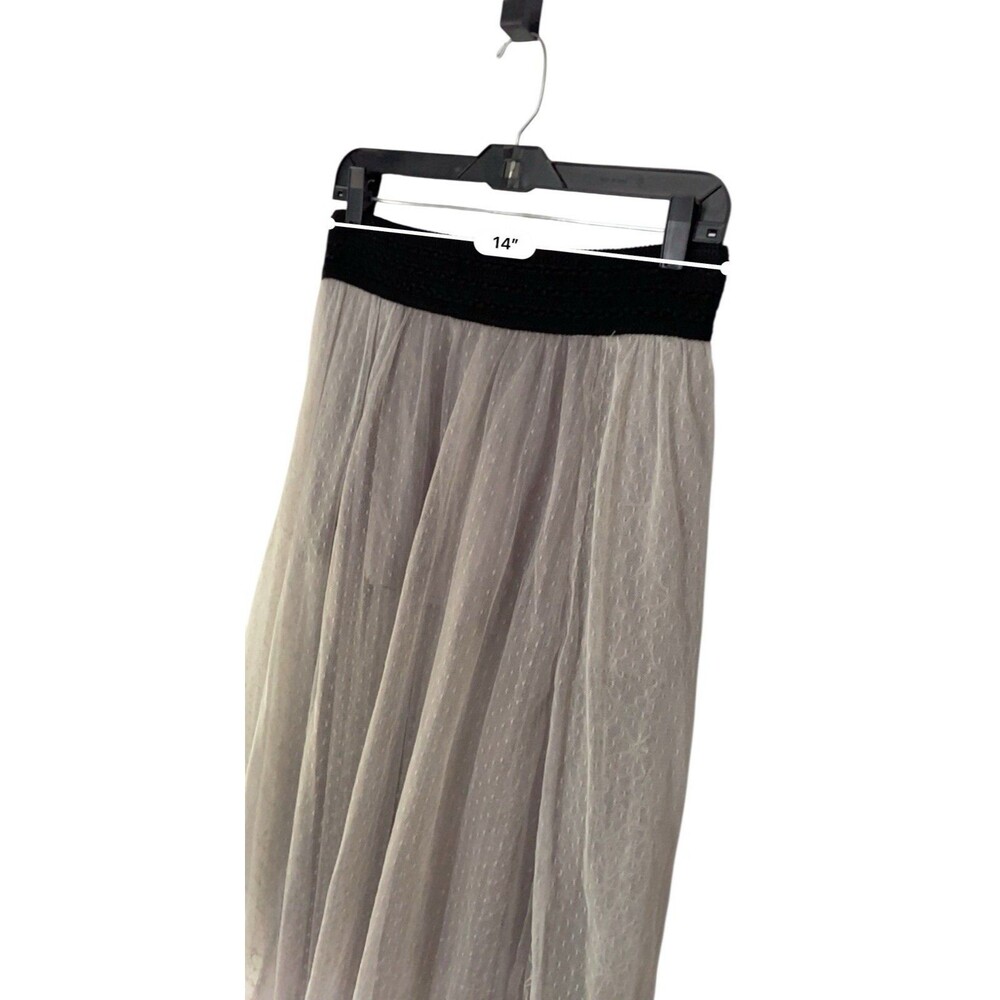 Free People Womens Sugar Plum Fairy Tutu Midi Skirt Size S Ivory Balletcore Boho - Picture 7 of 13